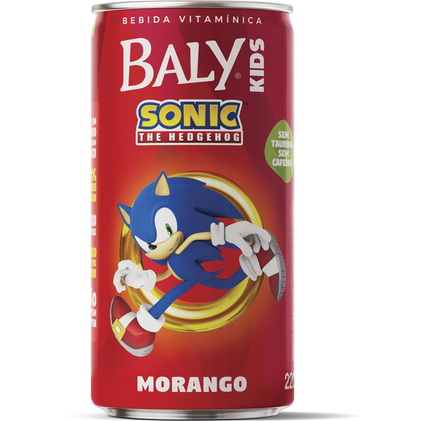 Refrigerante Gaseificado Baly Kids 220ml - Morango