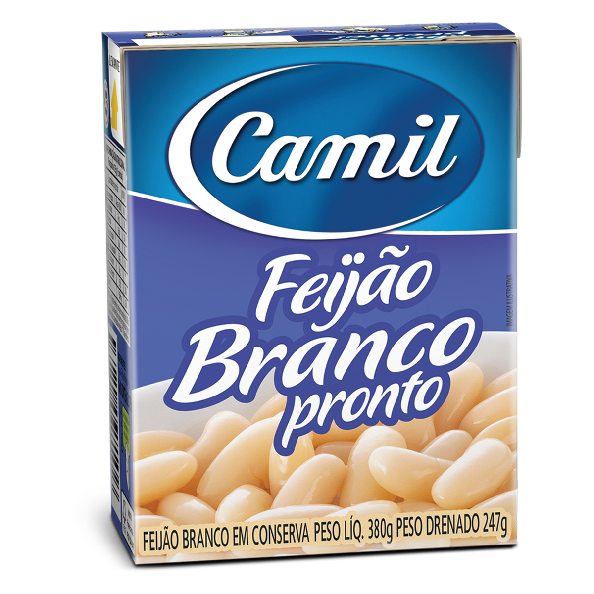 Feijão Branco em Conserva CAMIL Caixa 380g