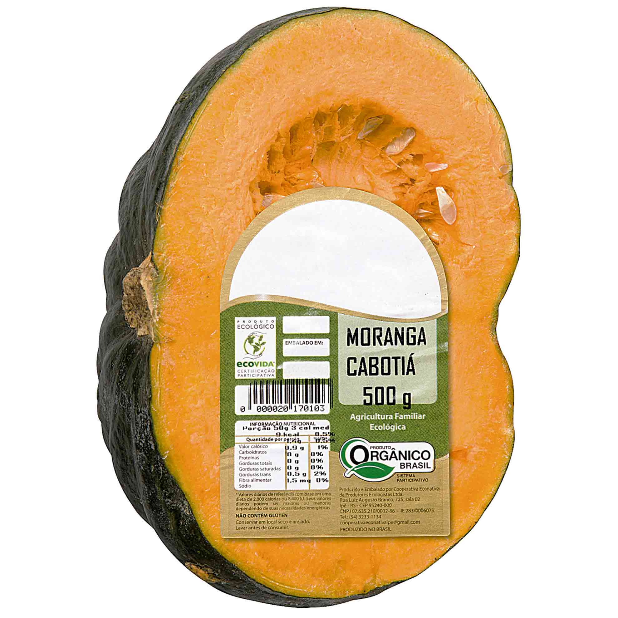 Moranga Cabotiá Orgânica 500g