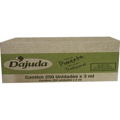 Molho de Pimenta Caseiro D'ajuda Minissachê 250x3ml