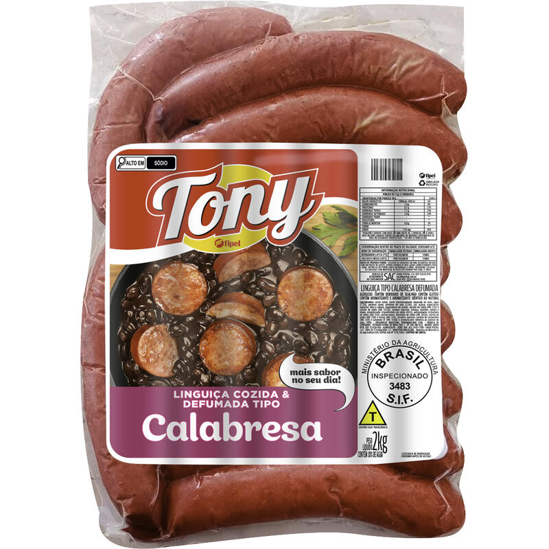 Linguiça Calabresa Tony 2kg