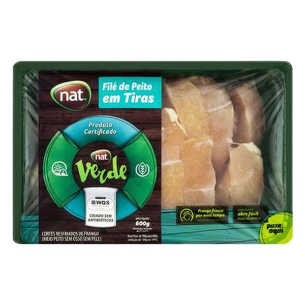 Filé de Peito de Frango NAT VERDE Resfriado 600g