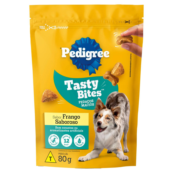 Ração PEDIGREE para Cães Frango Tasty Bites 80g