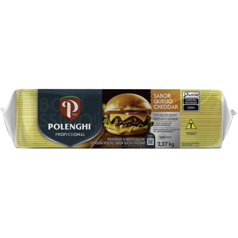 Queijo Processado Polenghi Cheddar 2,27kg