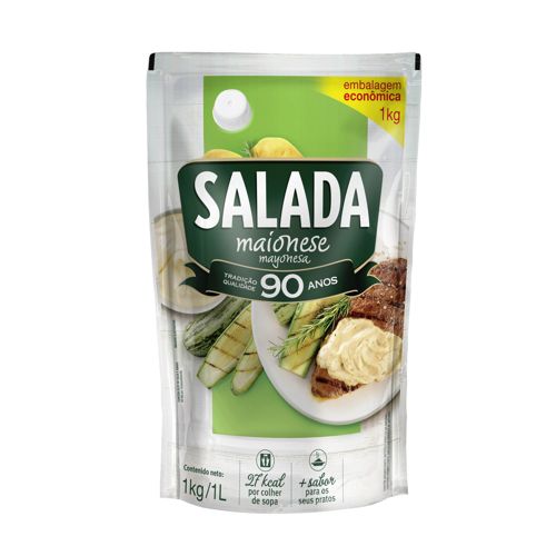 Maionese Salada Embalagem Econômica Sachê 1kg