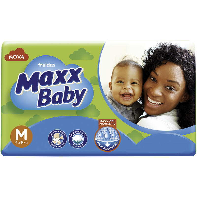 Fralda Descartável Maxx Baby Regular M 8 un