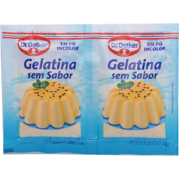 Gelatina sem Sabor Dr Oetker Branca 24g