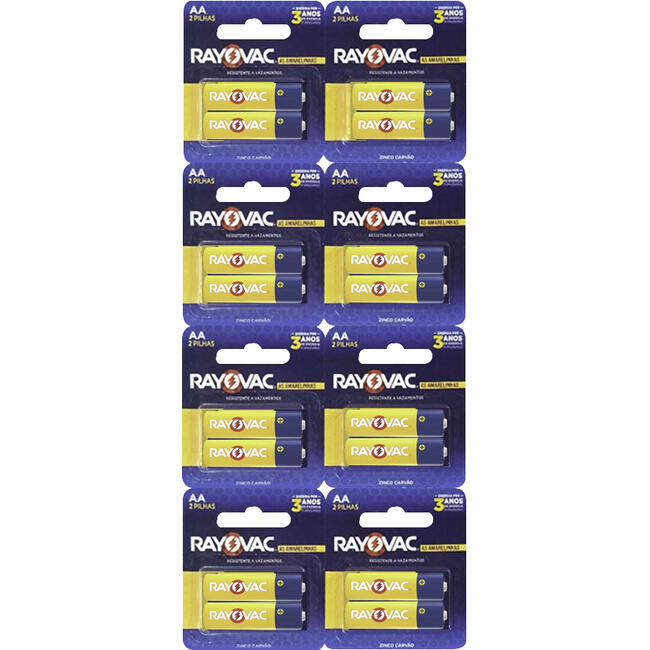 Pilha Rayovac AA Multiblister 16 un