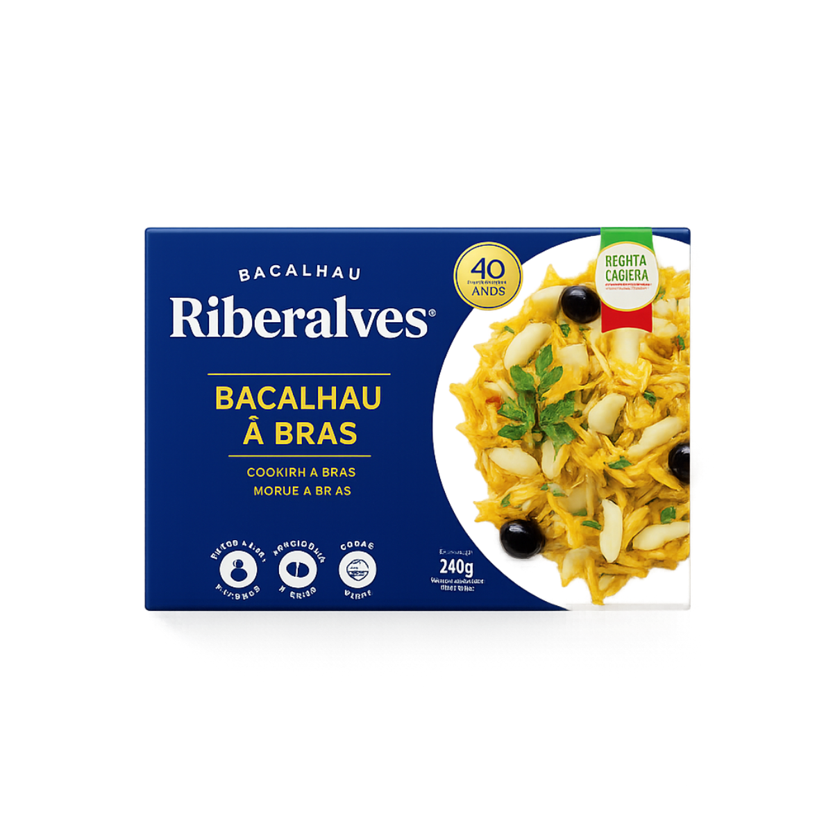 Bacalhau à Brás Congelado 300g