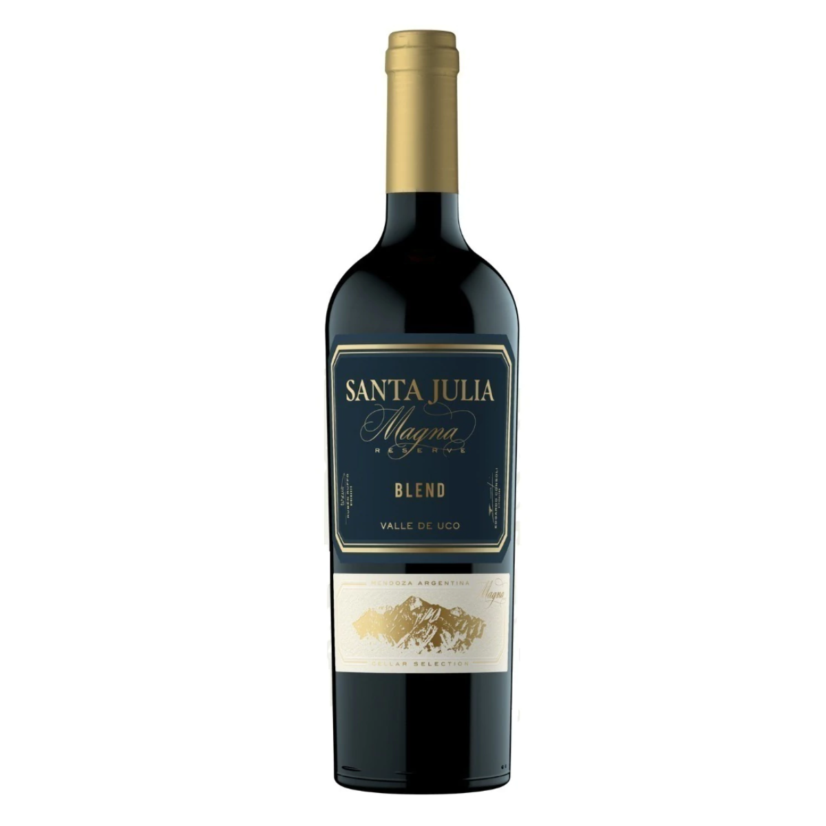 Vinho Argentino Tinto Seco Magna Santa Julia Cabernet Malbec Syrah Mendoza Garrafa 750ml