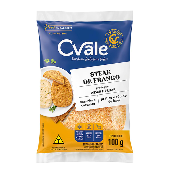Steak CVale 100g - Frango