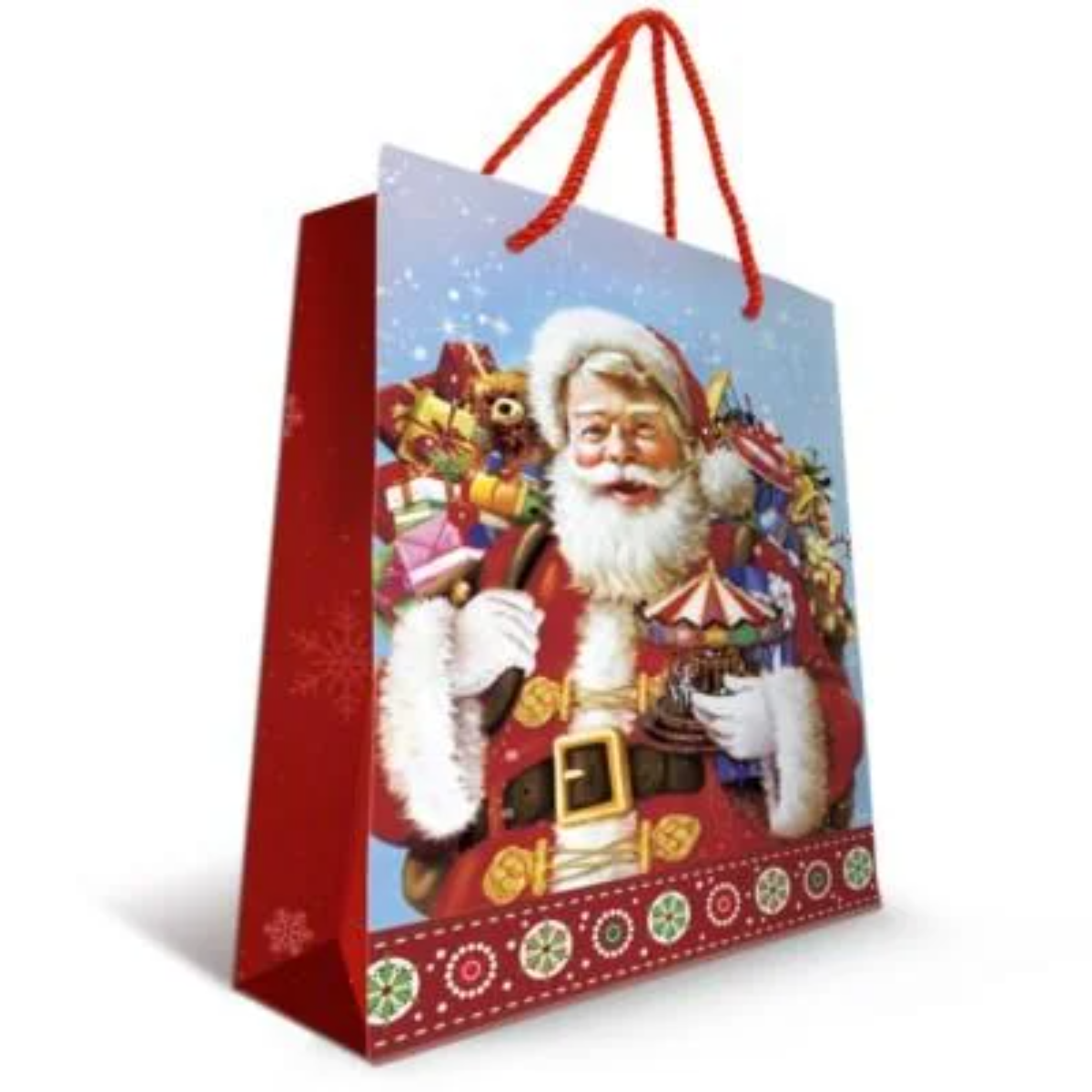 Kit Natalino Sacola Glitter 1,03kg