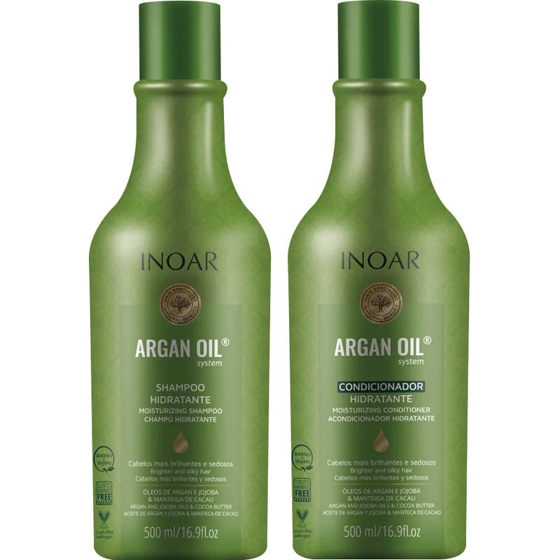 Kit Inoar Shampoo 500ml + Condicionador 500ml Argan