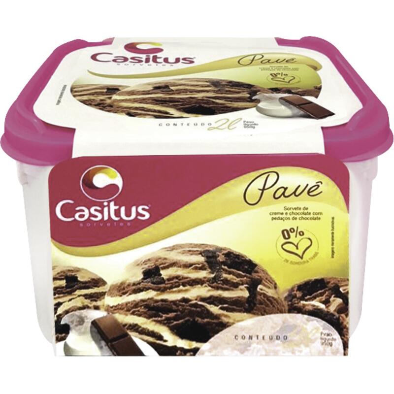 Sorvete Casitus Pavê 2L