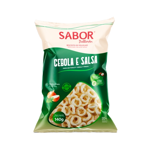 Biscoito Balardin Rosquinha De Polvilho Cebola Salsa 140g