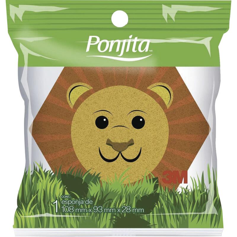 Esponja de Banho Ponjita Animais un