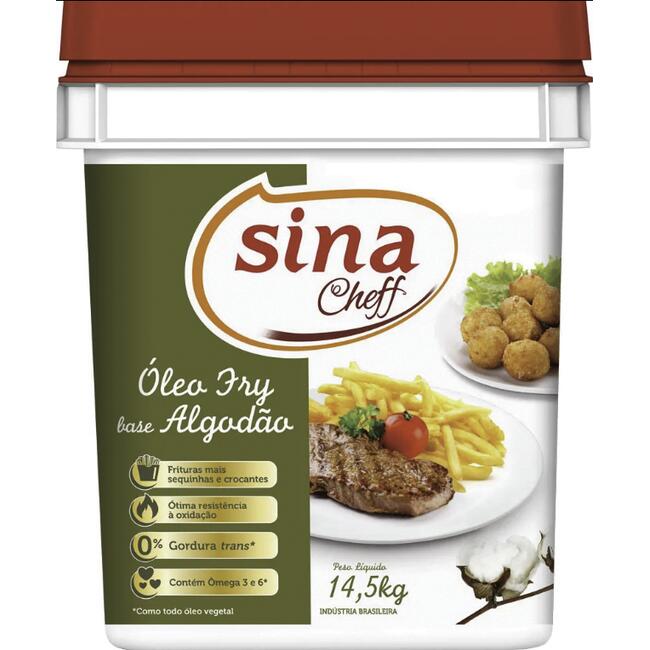 Óleo de Algodão Sina Cheff 14,5kg