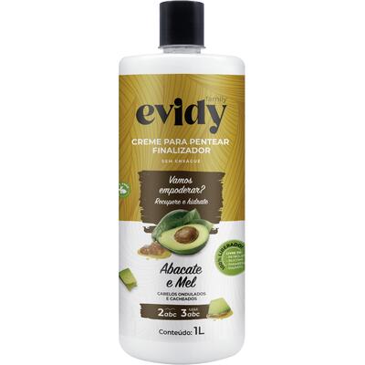 Creme para Pentear Evidy Abacate e Mel 1L
