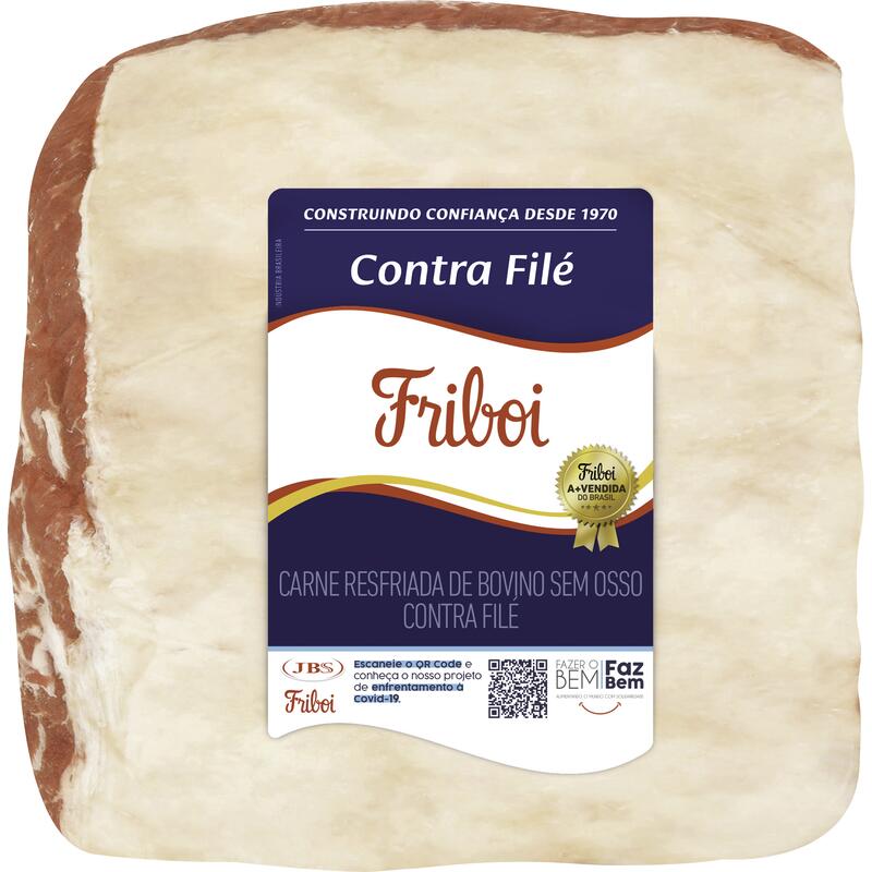 Contra Filé Bov Friboi Porc Resf Preço por quilo na peça