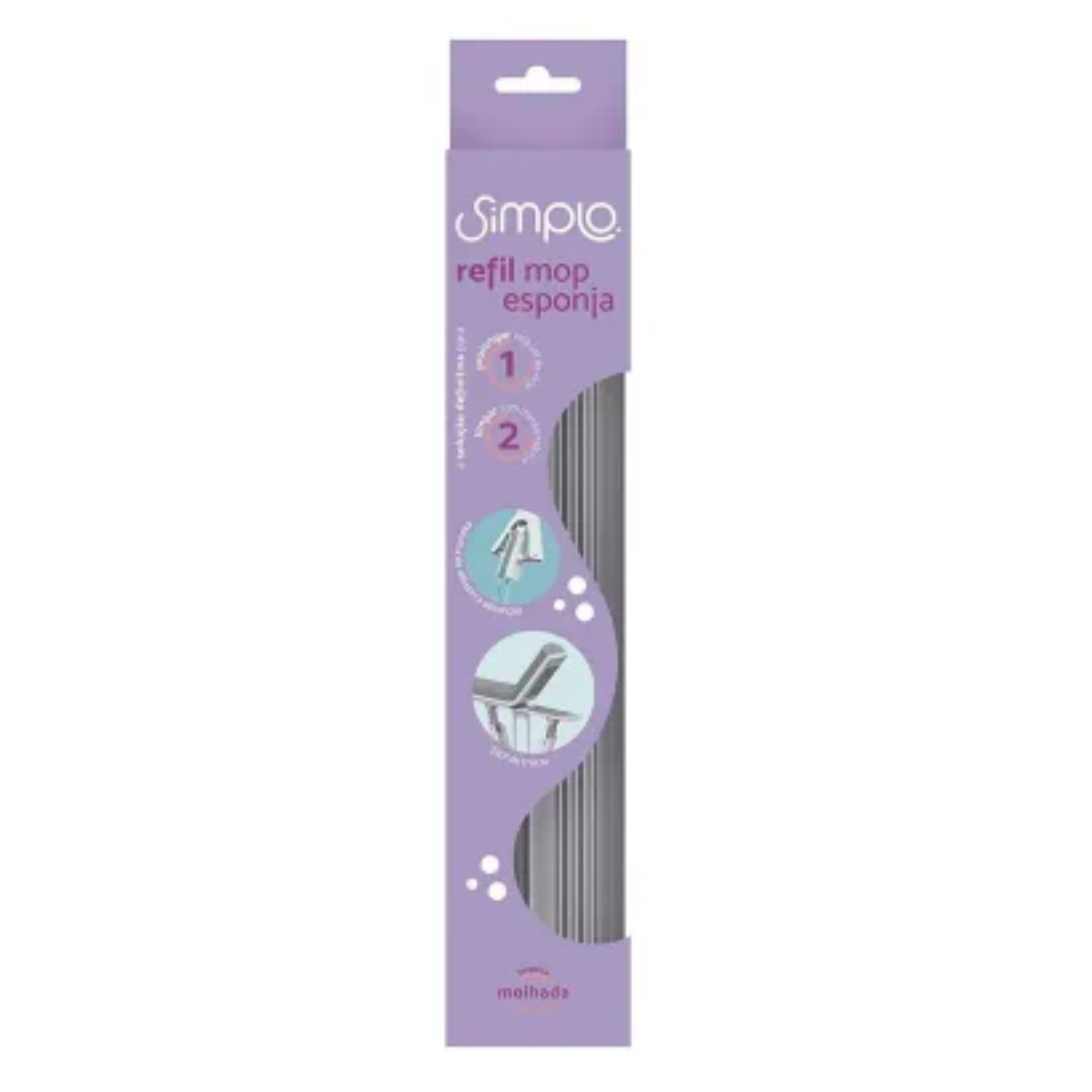 Refil para Mop Esponja Simplo