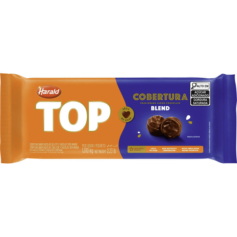 Cobertura de Chocolate Harald Top Blend 1,010kg