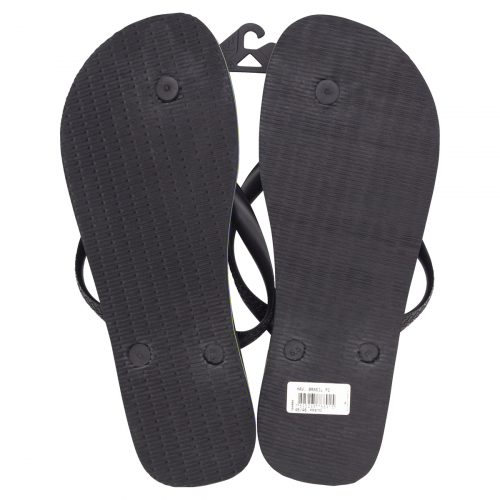 Sandalia Havaianas Brasil Preta N 45/46