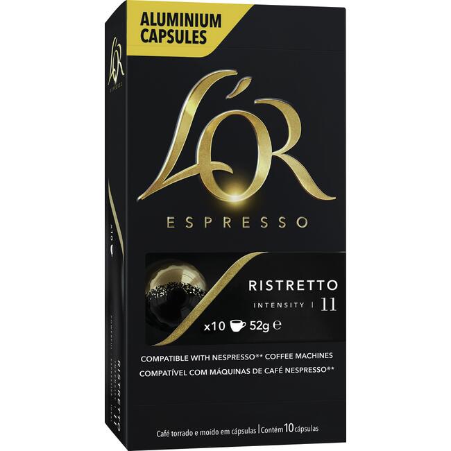 Café em Cápsulas L'OR Espresso Ristretto 52g