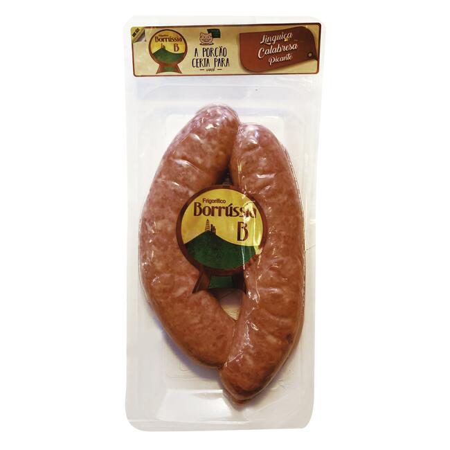 Linguiça Calabresa Borrússia Resf C/ pimenta Preço por quilo no pct