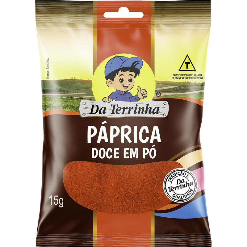 Páprica Doce Da Terrinha 15g