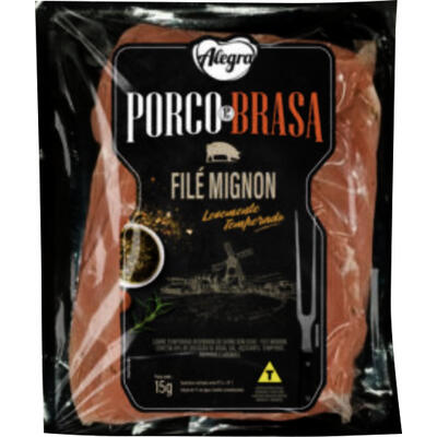 Filé Mignon Suíno Temperado Alegra Resf Preço por quilo na peça