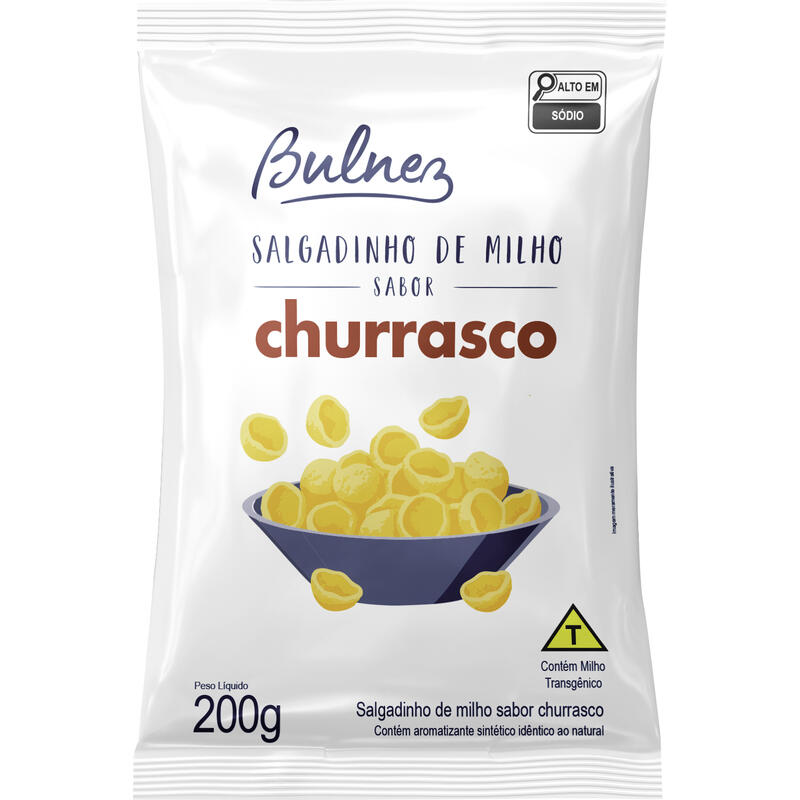 Salgadinho Bulnez Churrasco 200g