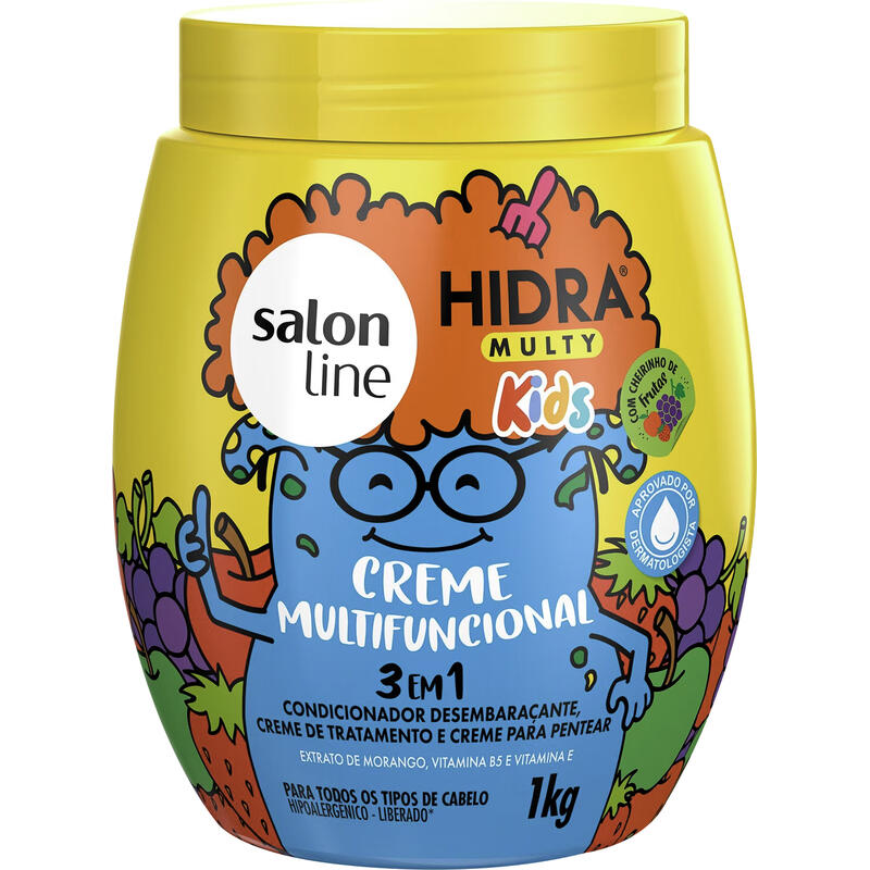 Creme para Pentear Salon Line Hidra Multy Kids 1kg