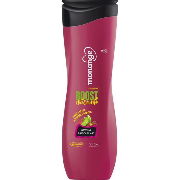Shampoo Monange 325ml - Boost do Crescimento