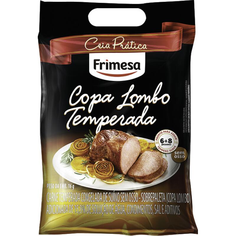 Copa Lombo Suína Temp Frimesa Cong Preço por quilo no pct