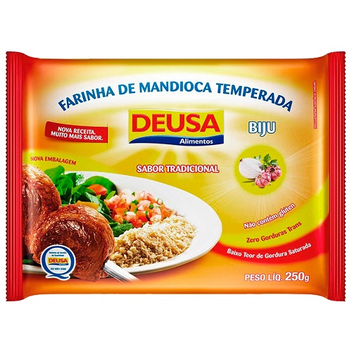 Farofa De Mandioca Biju Deusa 250g