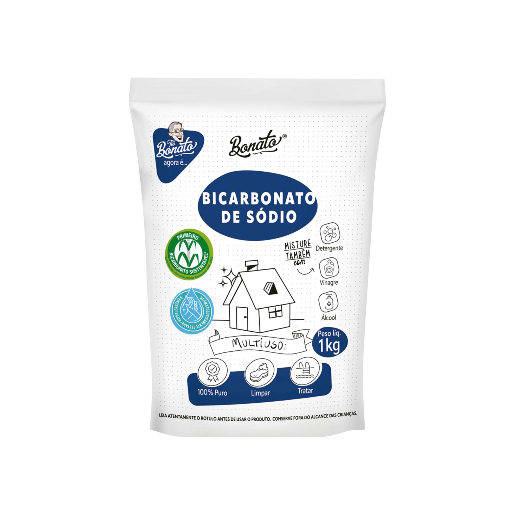 Bicarbonato de Sódio Bonato 1kg