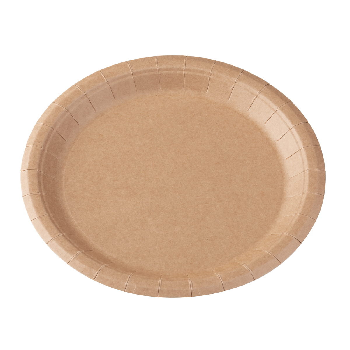 Prato de Papel Kraft 18cm Unidade