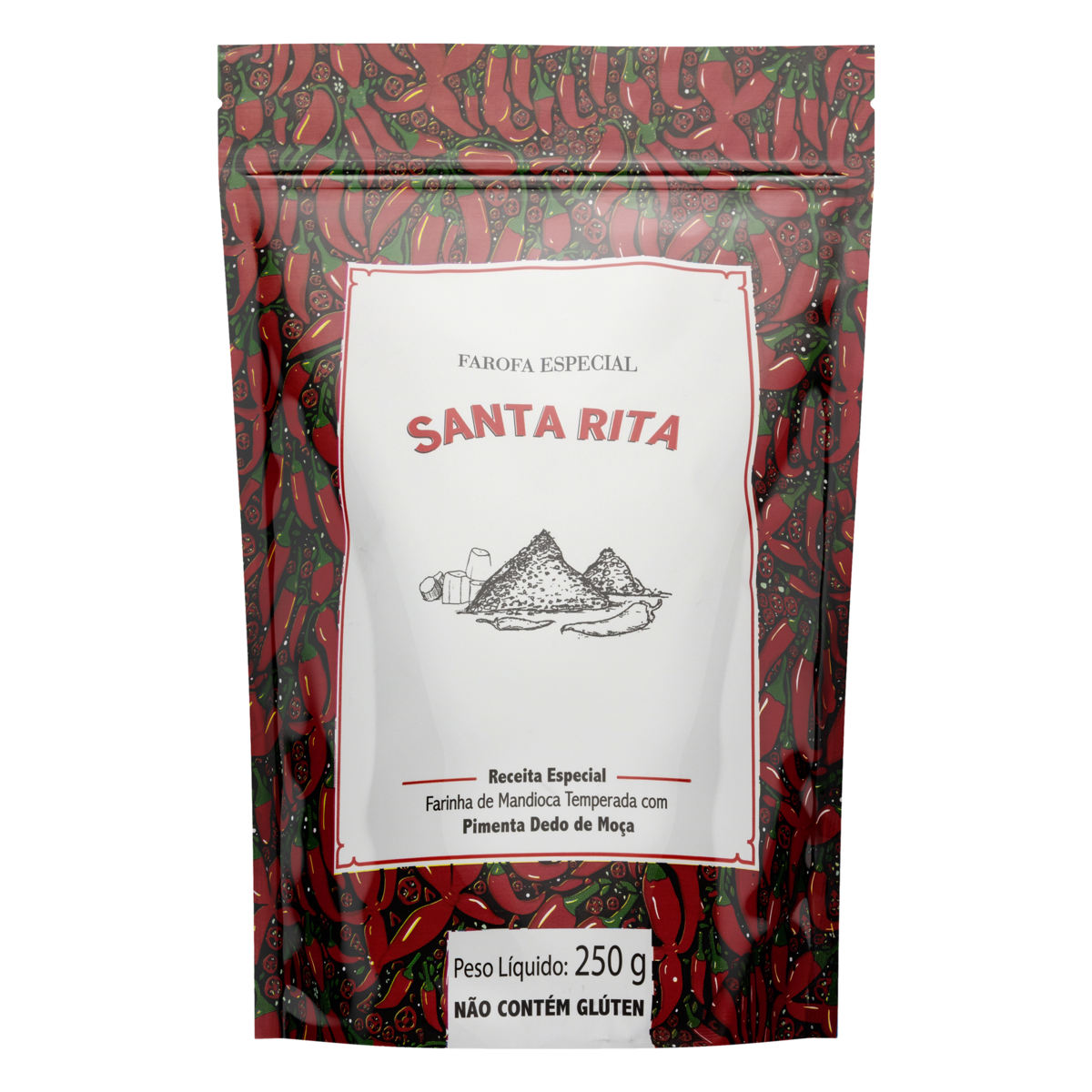 Farofa de Mandioca com Pimenta Dedo-de-Moça Santa Rita Pouch 250g