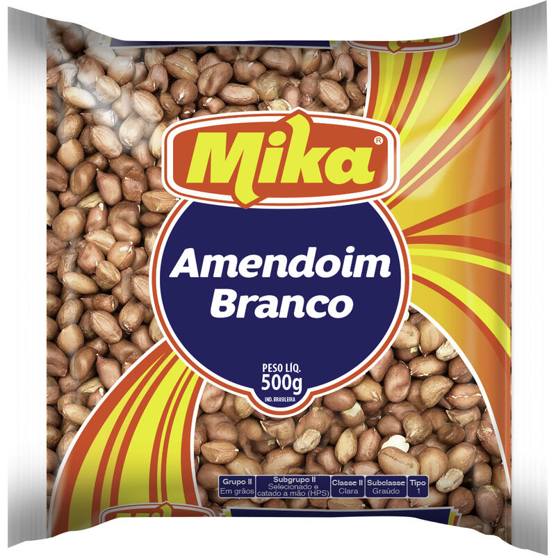 Amendoim Branco Mika 500g