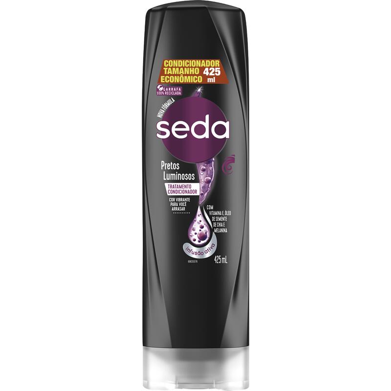 Condicionador Seda Pretos luminosos 425ml