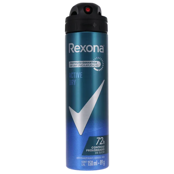 Desodorante Aerossol Rexona 90g - Masculino - Active Dry
