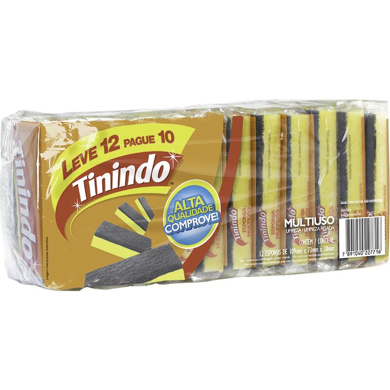 Esponja Multiuso Tinindo 12 un