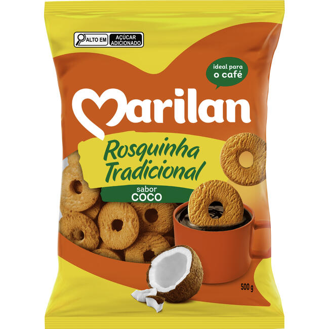 Biscoito Rosquinha Marilan Coco 500g