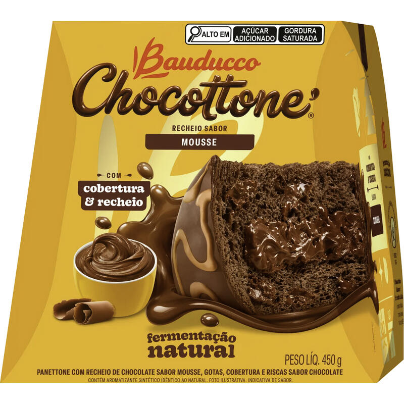 Chocottone BAUDUCCO Mousse Caixa 450g
