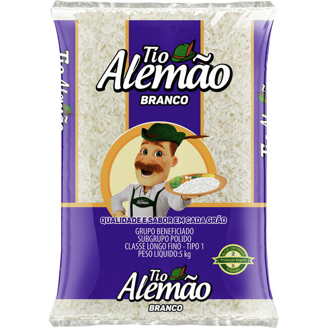 Arroz Tio Alemão Agulhinha 5kg