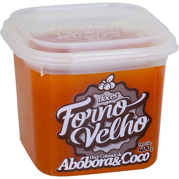 Doce Colonial Forno Velho 400g - Abóbora com Coco