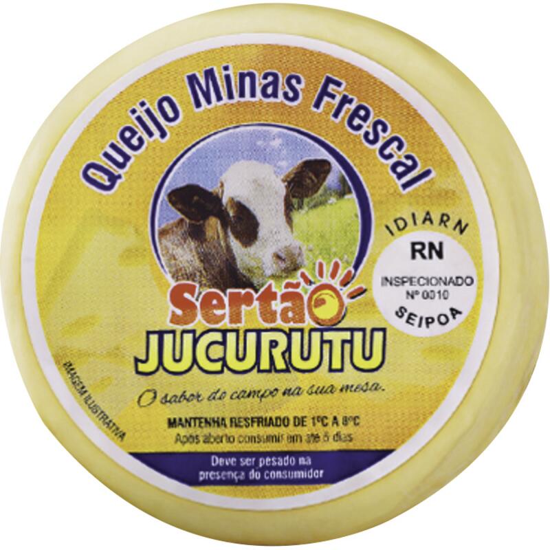 Queijo Minas Frescal Jucurutu Preço por quilo na peça