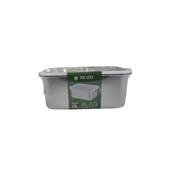 Pote Tocatta 1,9 Litros - Para Micro-ondas - Inox - Ref. 36041