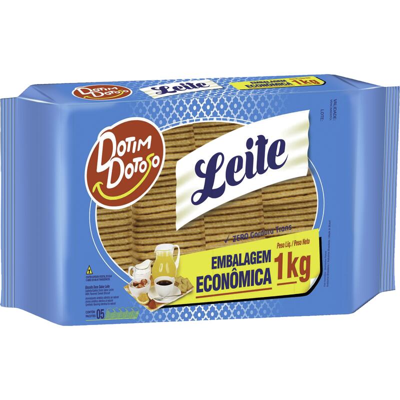 Biscoito Dotim Dotoso Leite 1kg