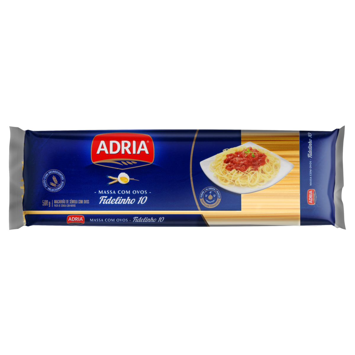 Macarrão ADRIA com Ovos Fidelinho - 10 500g